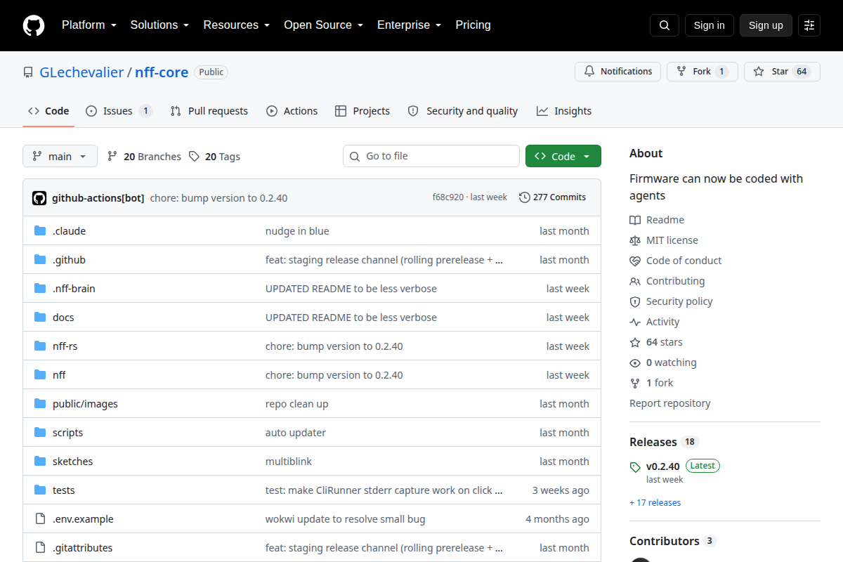nff-core screenshot