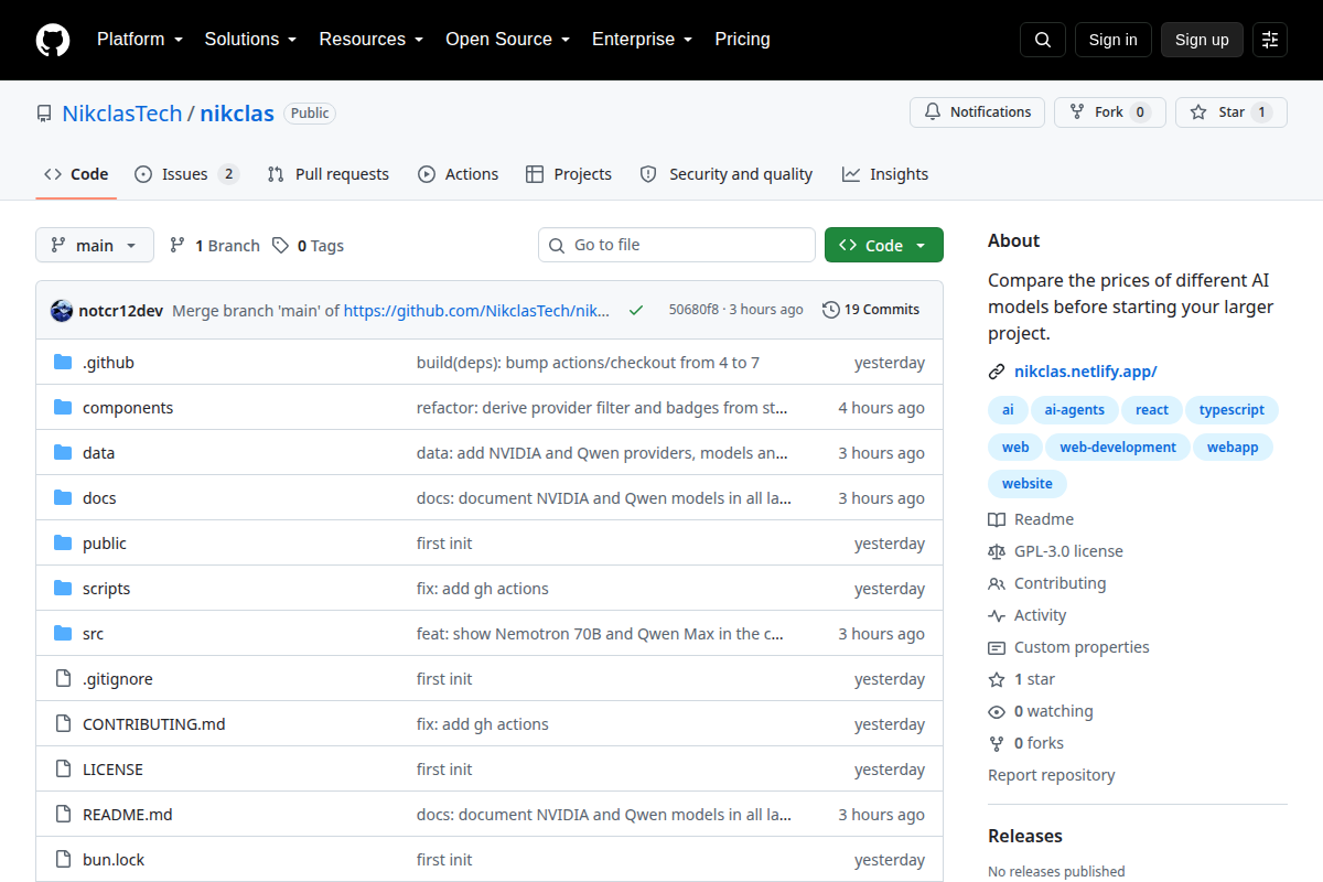 Nikclas screenshot