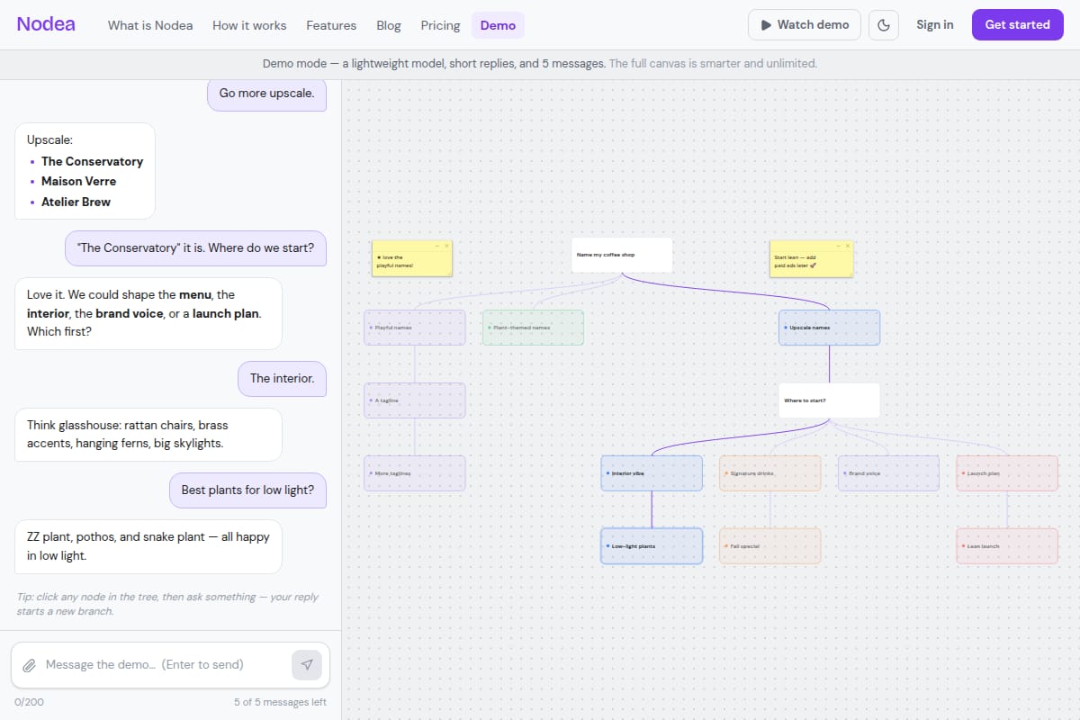 Nodea screenshot