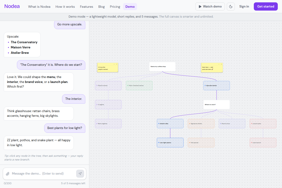 Nodea screenshot