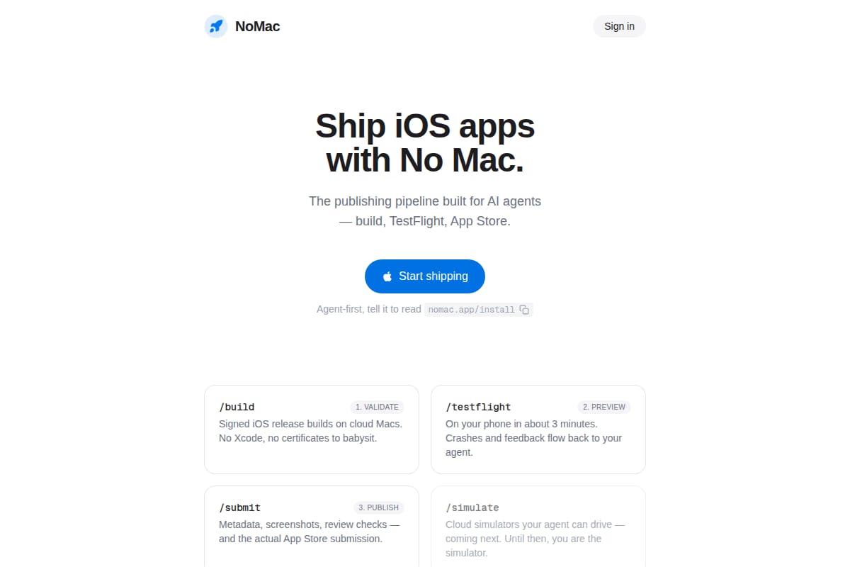 NoMac screenshot