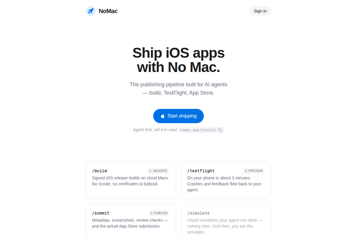 NoMac screenshot