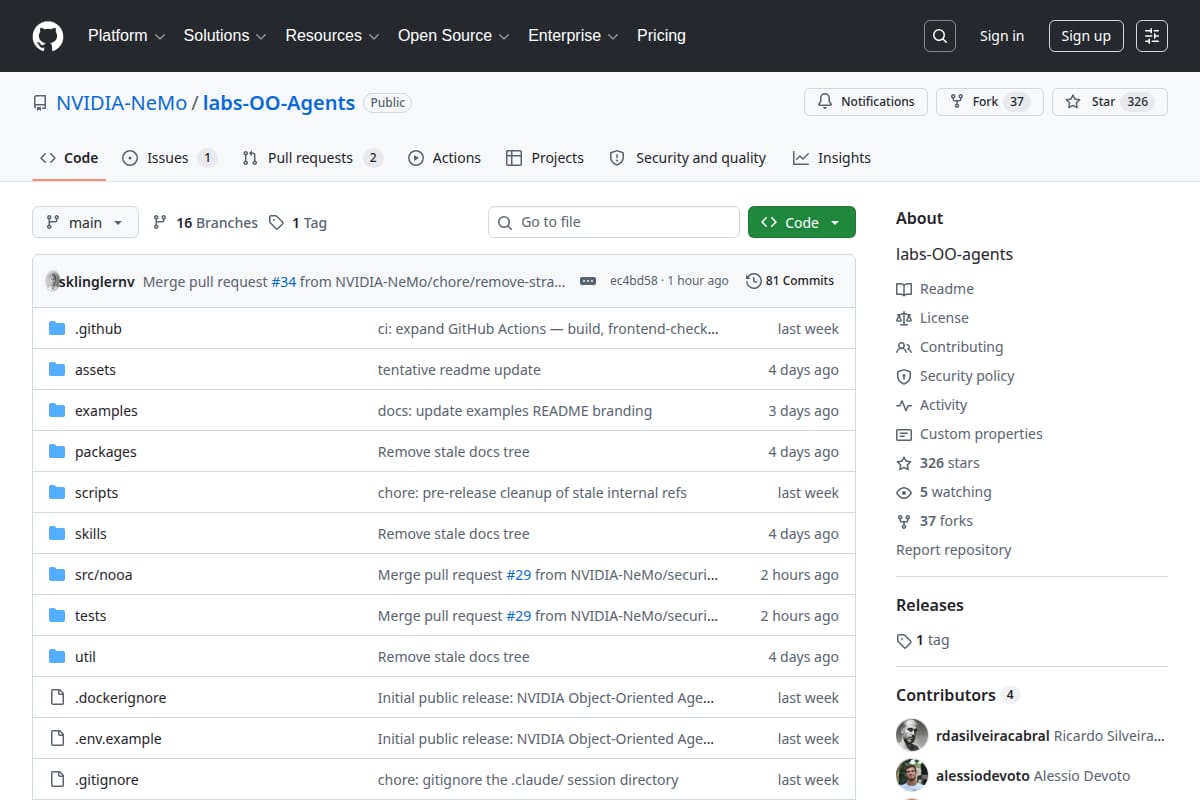 NVIDIA Object-Oriented Agents (NOOA) thumbnail