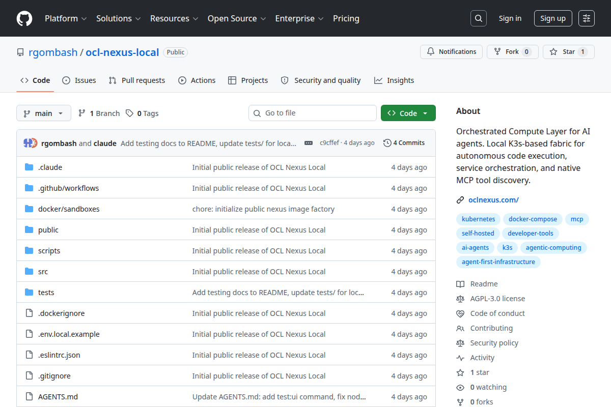 OCL Nexus Local screenshot