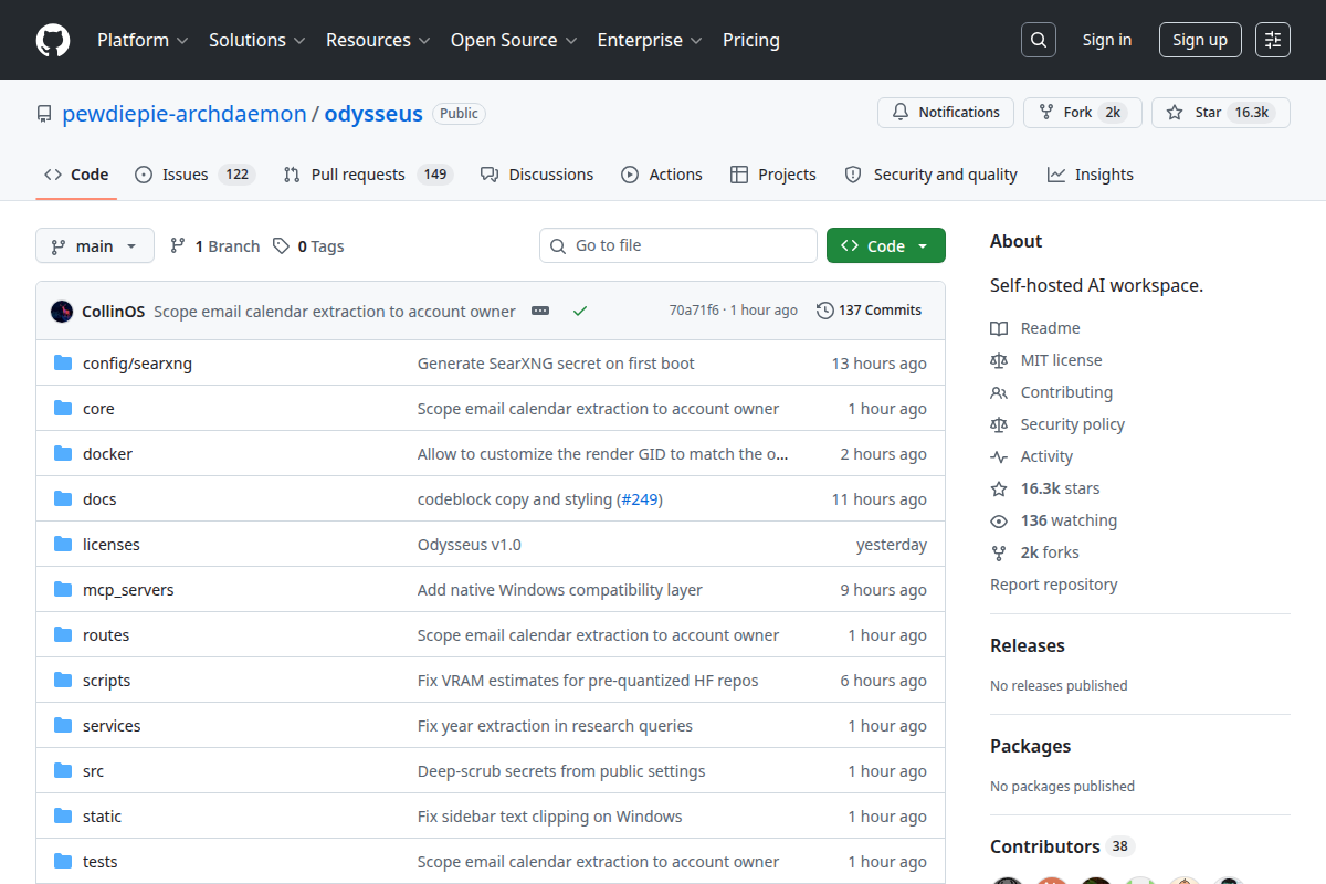 Odysseus screenshot
