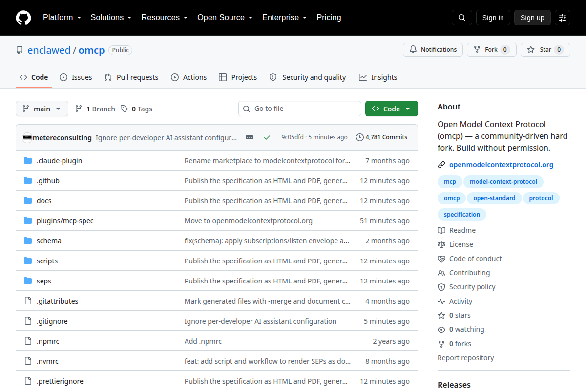 Open Model Context Protocol (omcp) screenshot