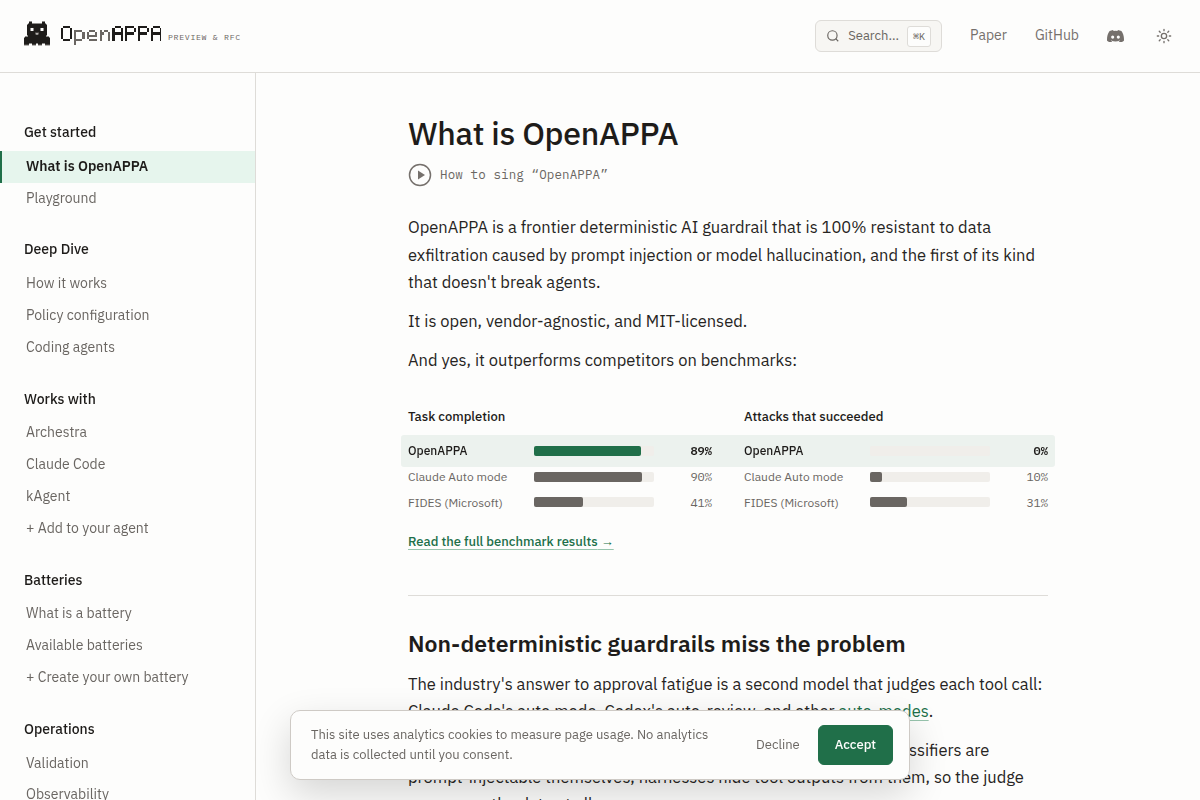 OpenAPPA screenshot