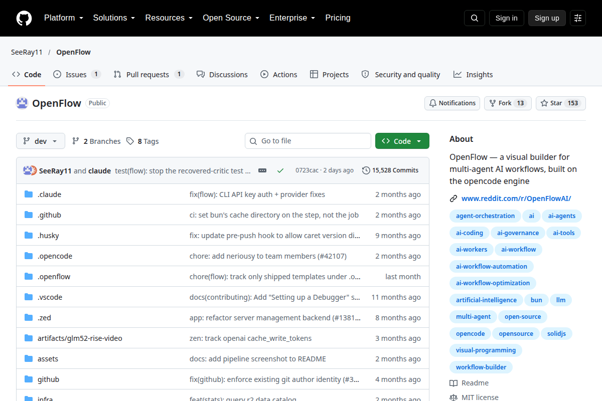 OpenFlow screenshot