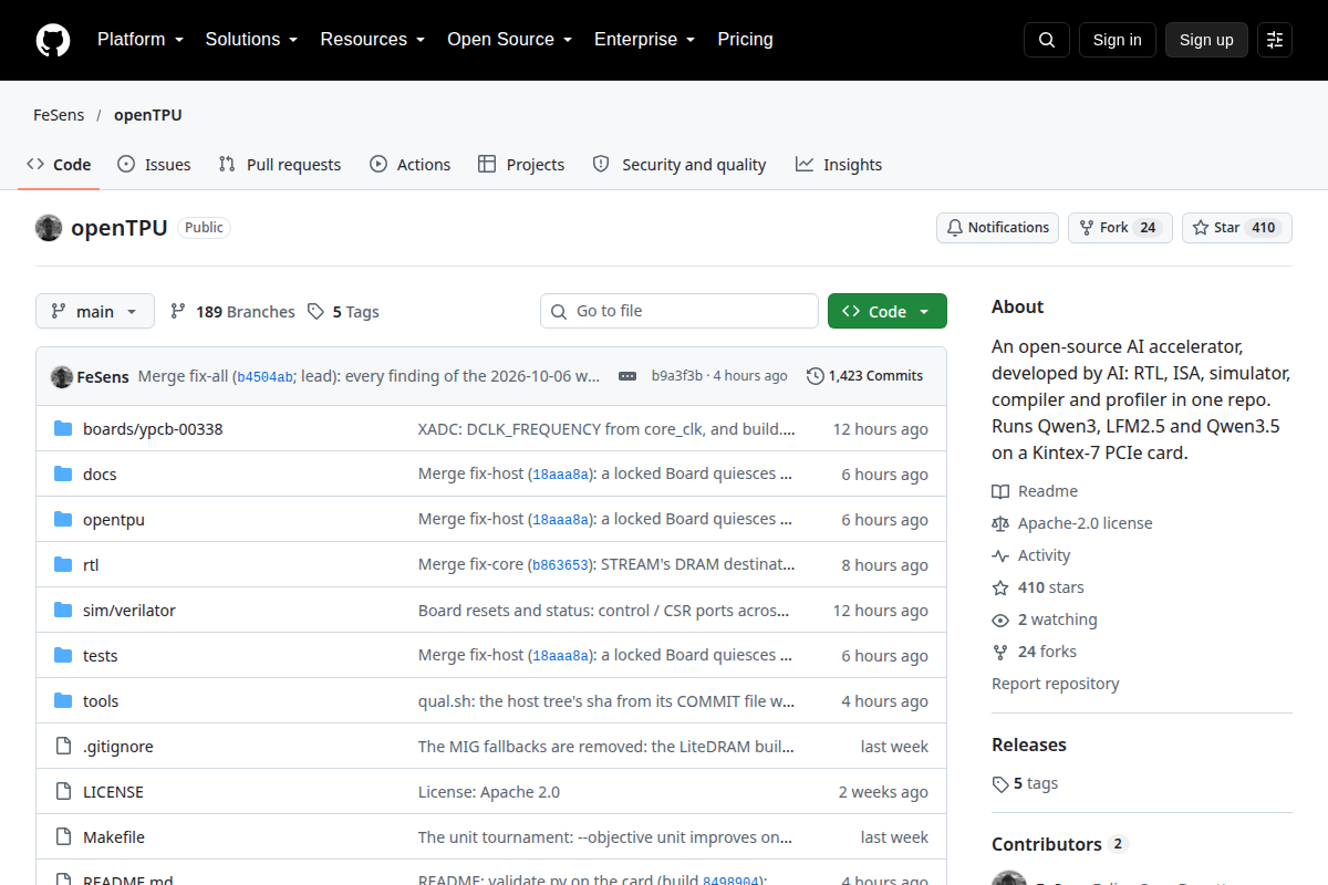 openTPU screenshot