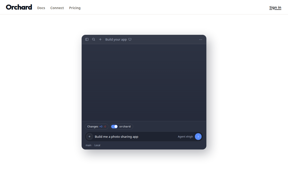 Orchard screenshot
