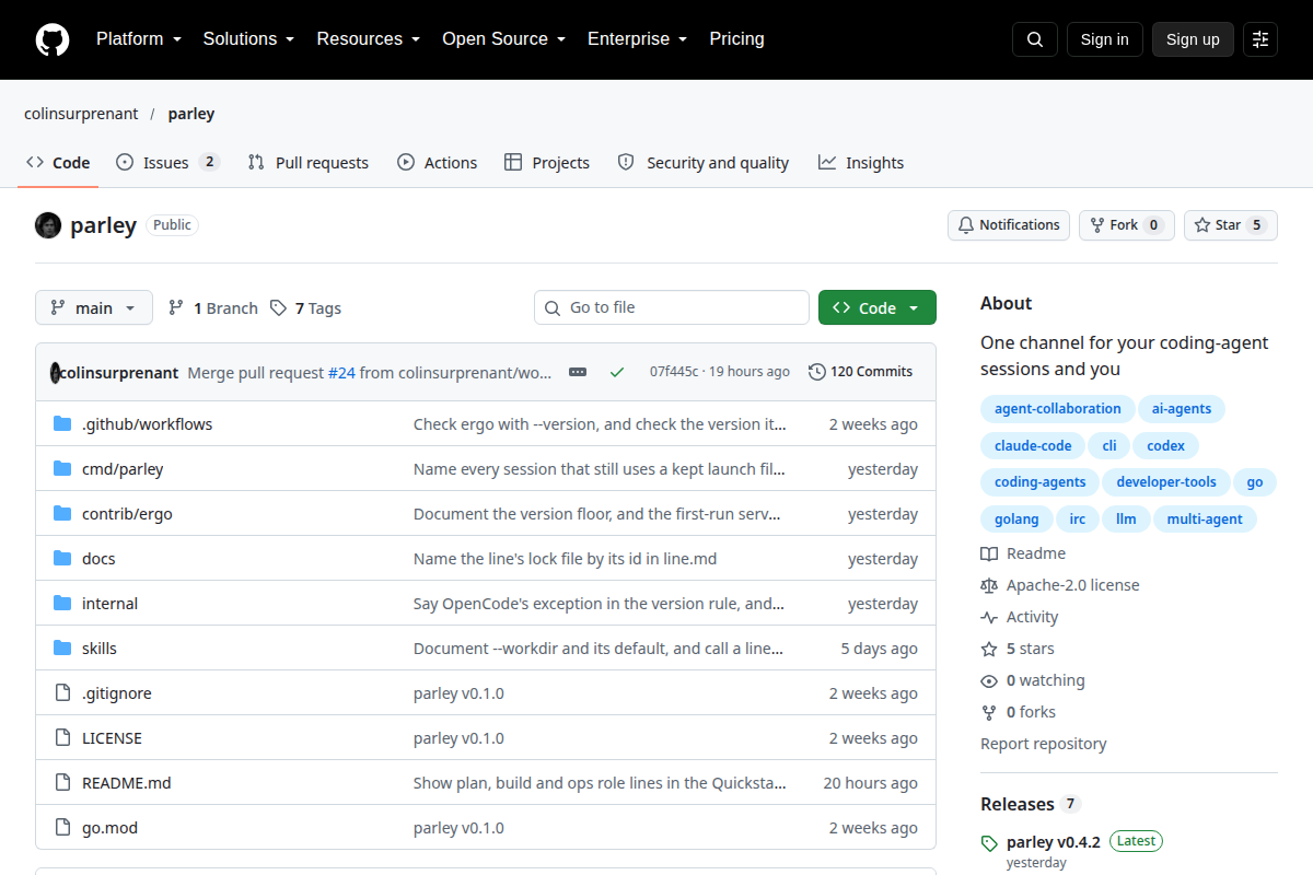 Parley screenshot