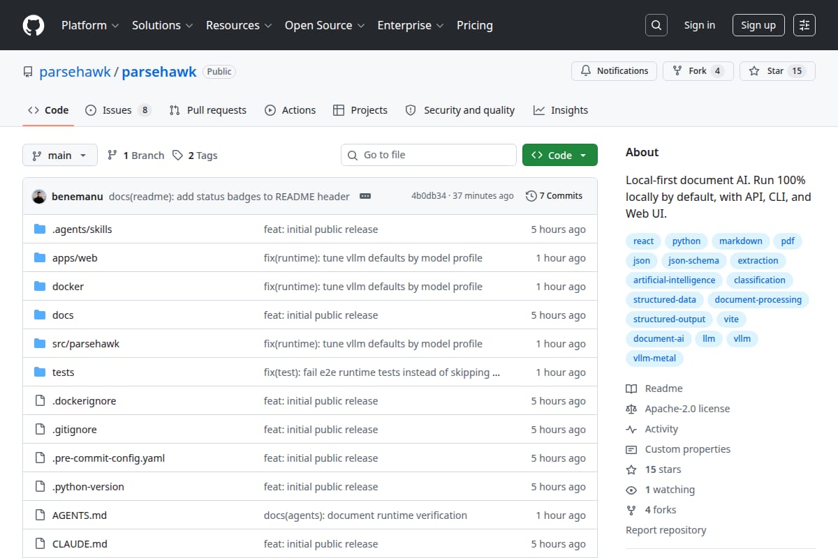 ParseHawk screenshot
