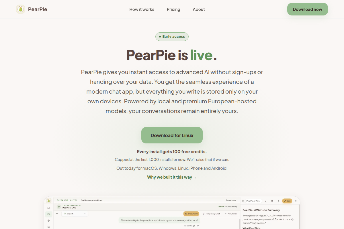 PearPie screenshot