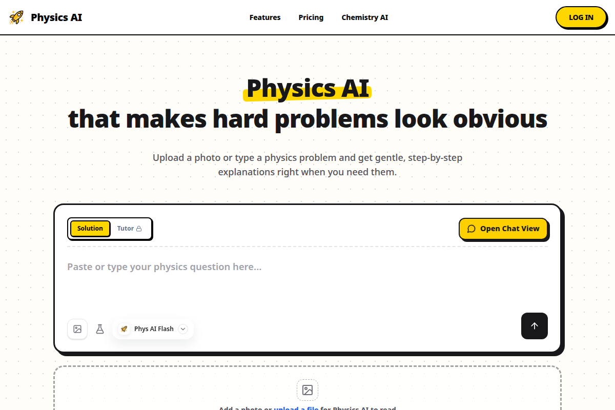 Physics AI screenshot