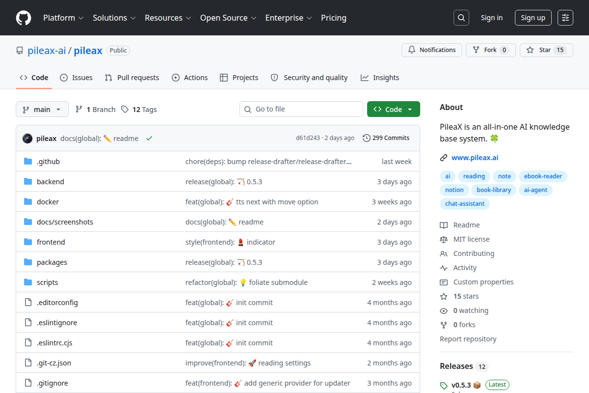 PileaX screenshot
