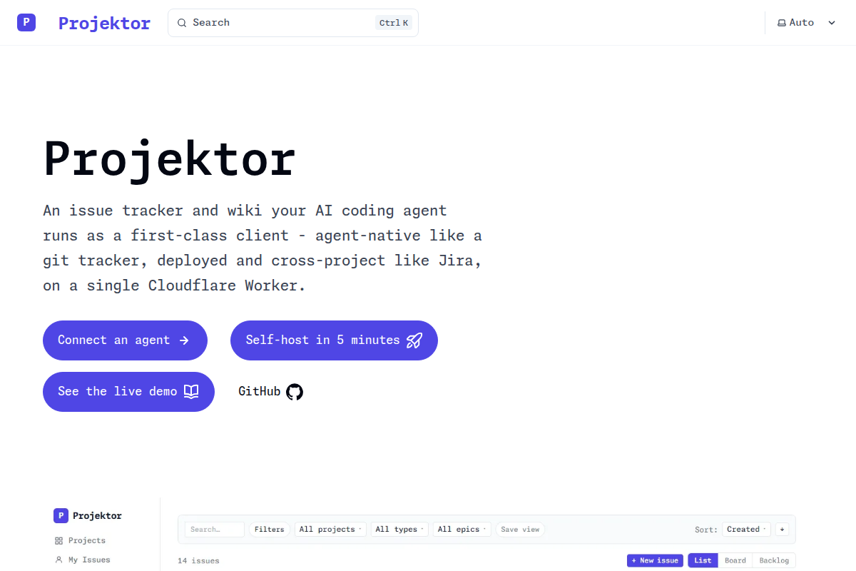 Projektor screenshot