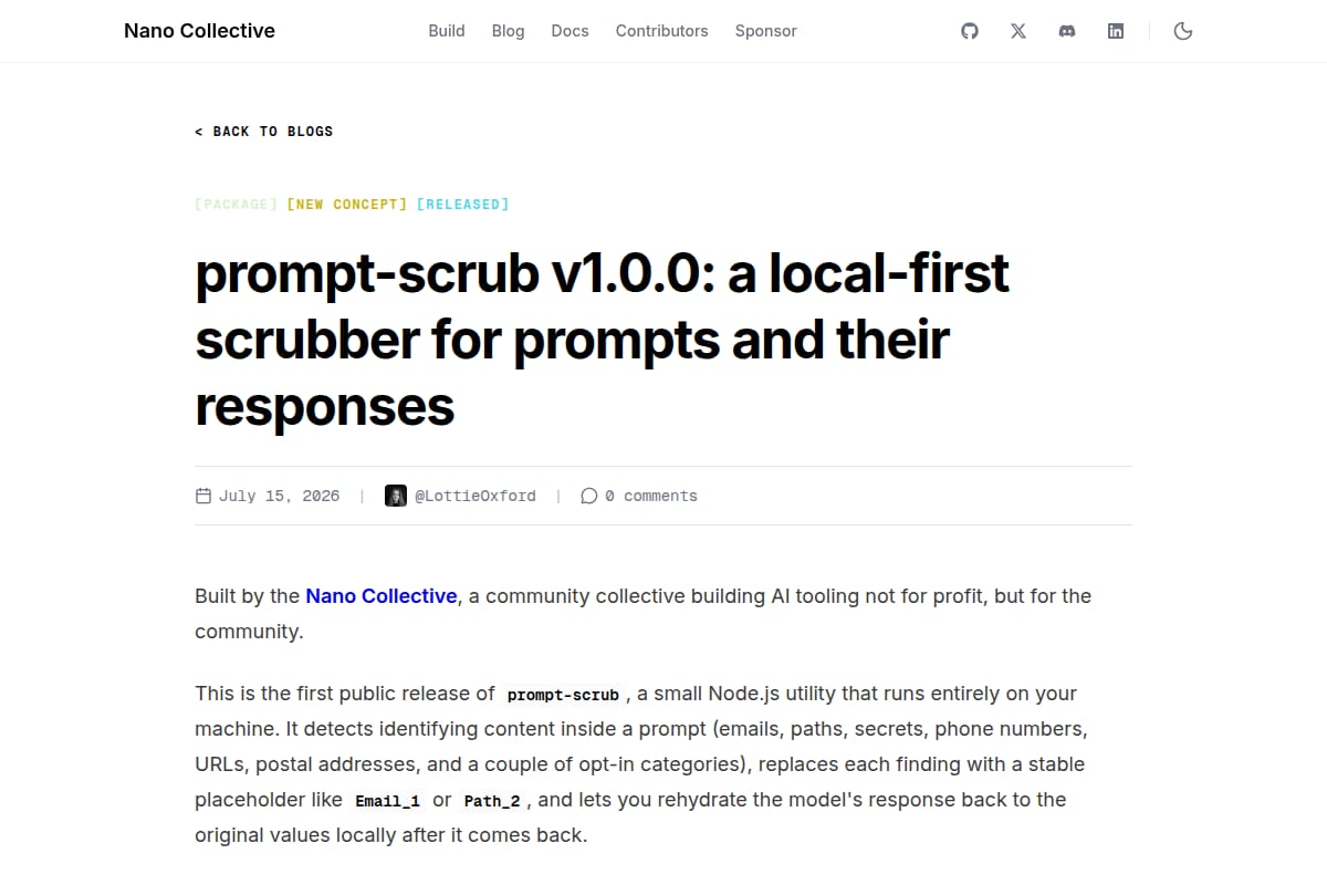prompt-scrub screenshot