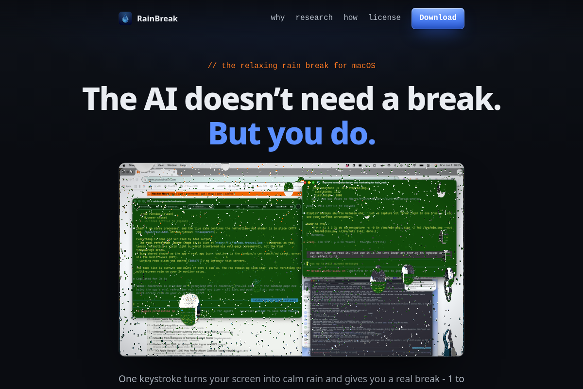RainBreak screenshot