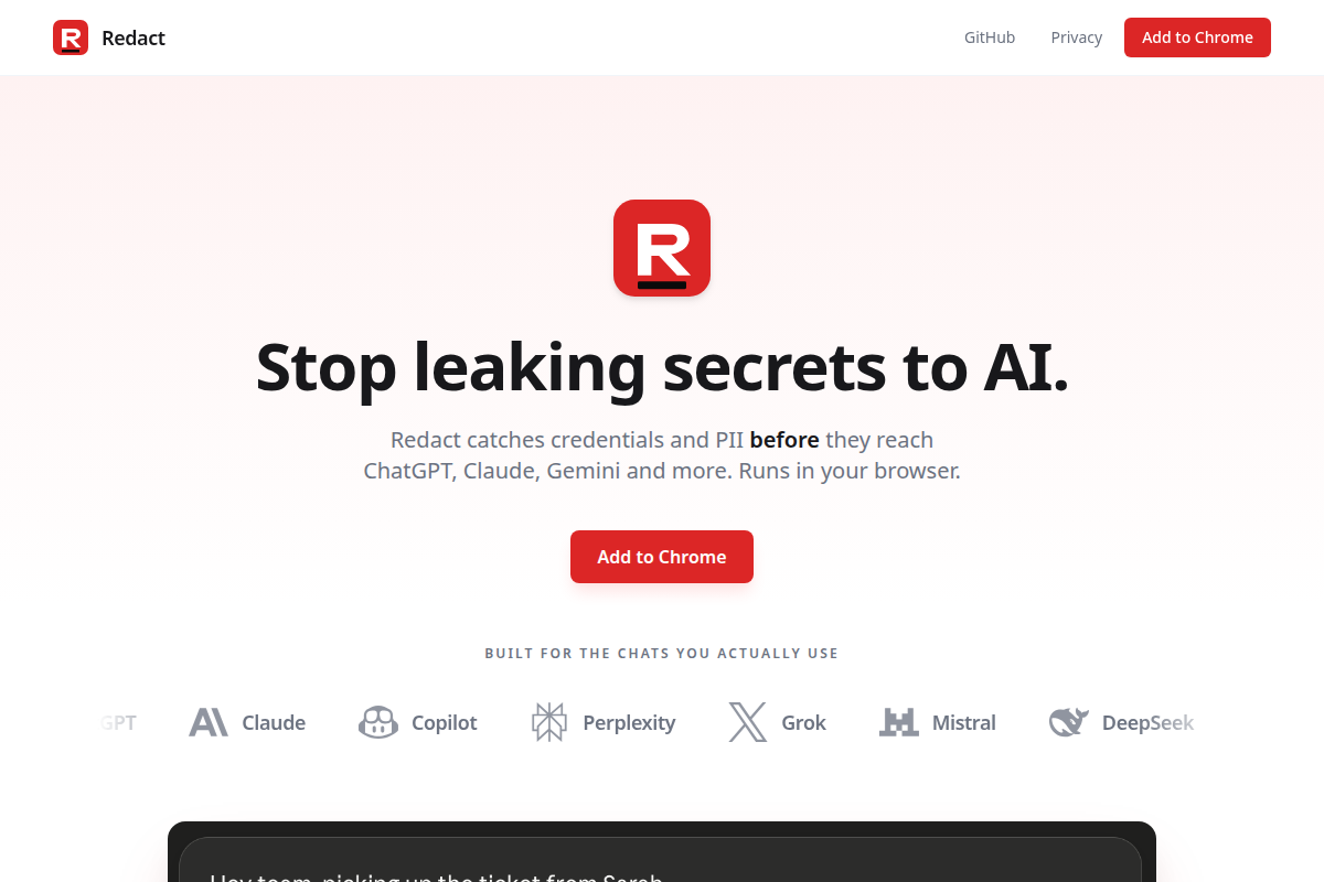 Redact screenshot