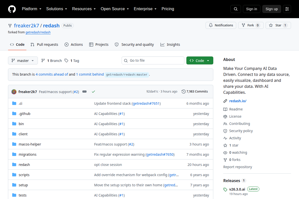 Redash Fork with AI Capabilities screenshot