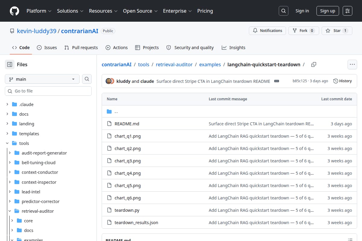 Retrieval Auditor for LangChain RAG Quickstart thumbnail