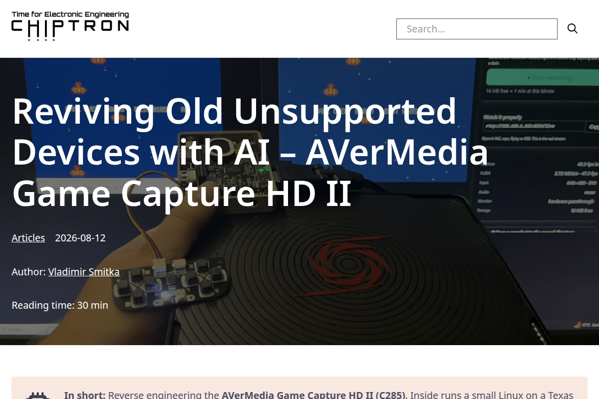 Reverse-engineering an abandoned capture box with AI (and where it failed) screenshot