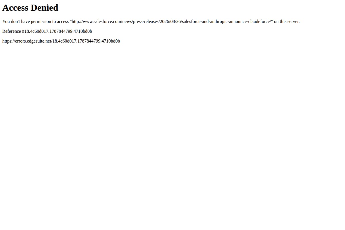 Salesforce and Anthropic Announce Claudeforce thumbnail