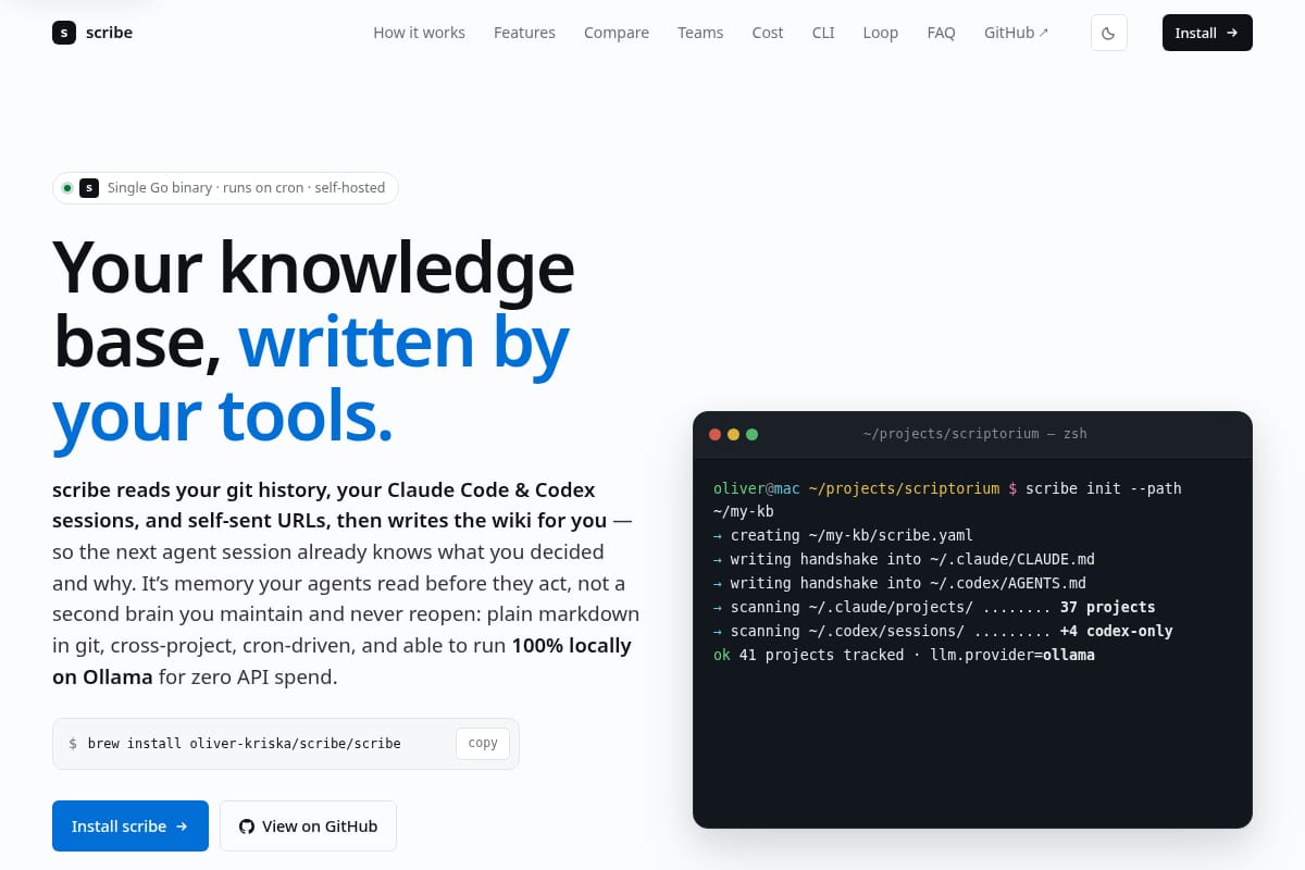 scribe screenshot