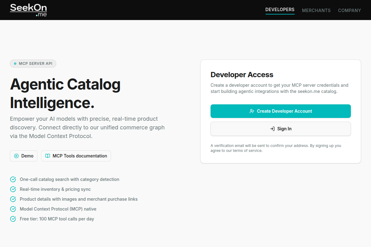 seekon.me — Product Intelligence screenshot