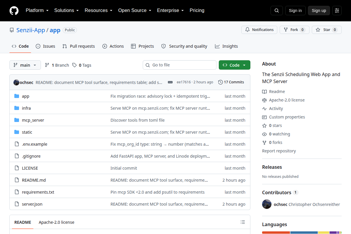 Senzii screenshot