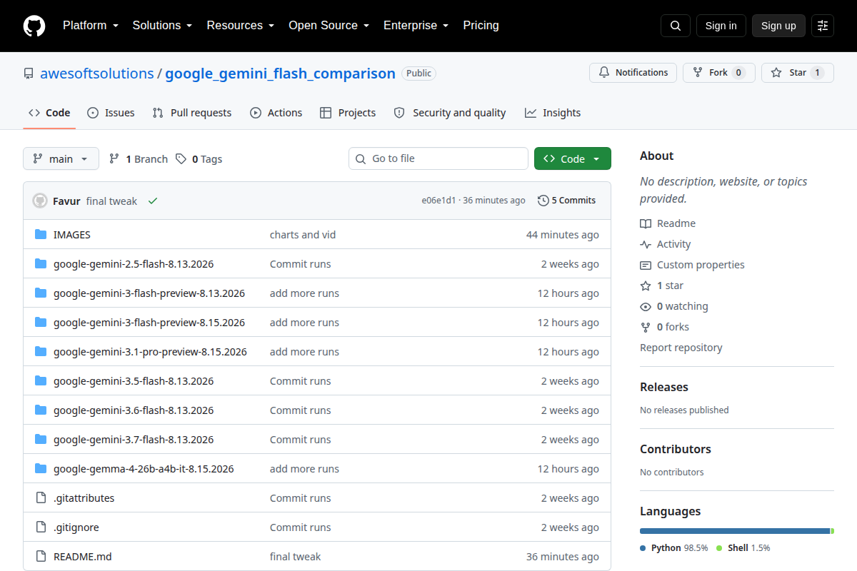 Show HN: Gemini models are getting better – we can prove it screenshot