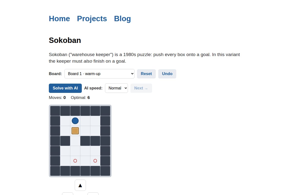 Show HN: Sokoban AI Solver thumbnail