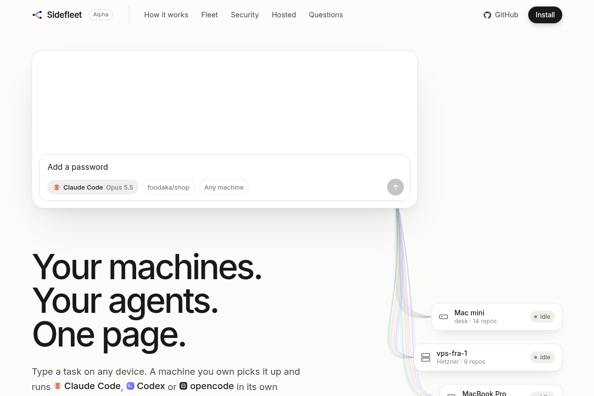 Sidefleet screenshot