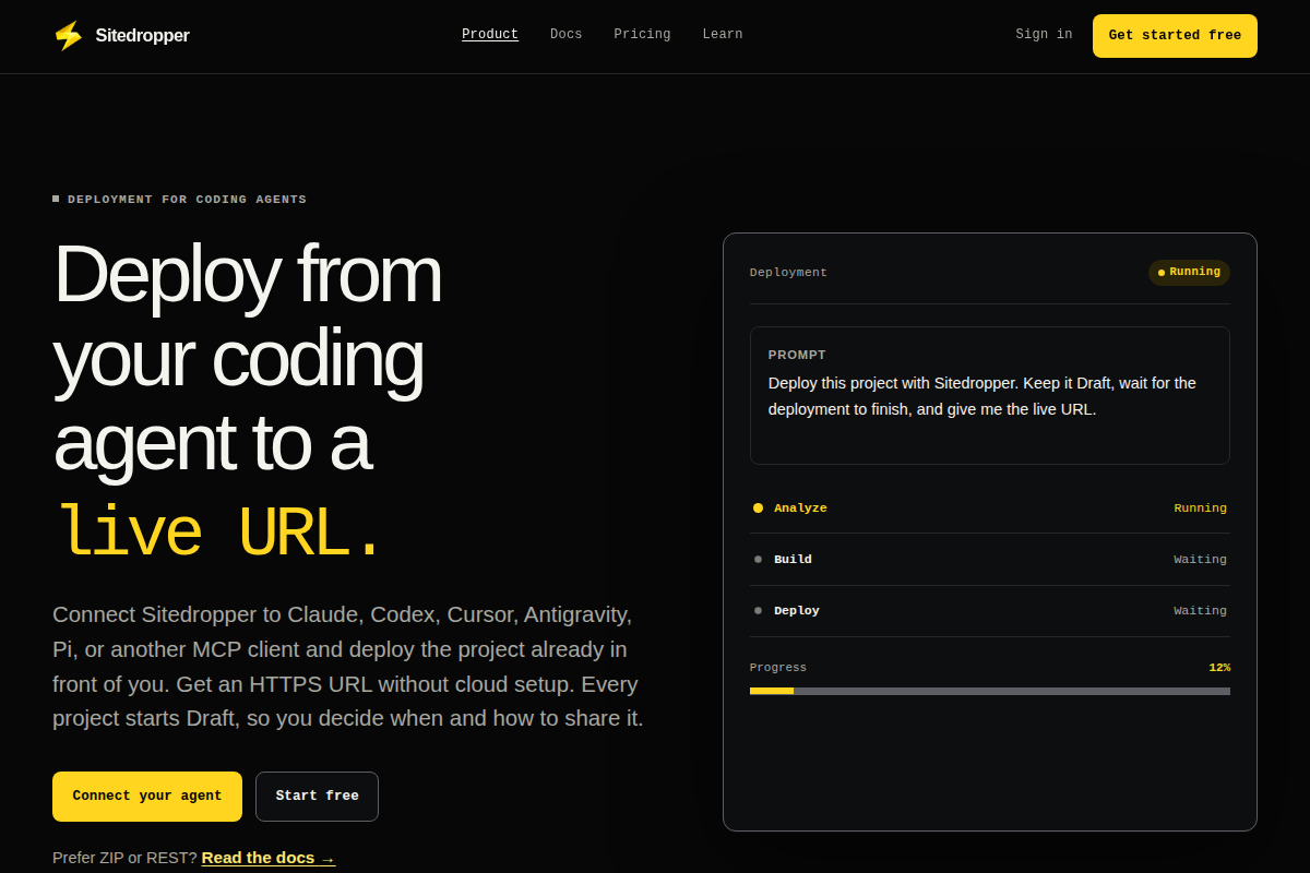 Sitedropper screenshot