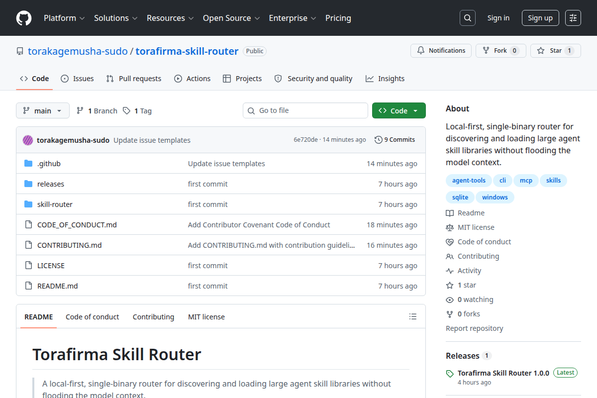 Skill Router – a local-first router for large agent skill libraries screenshot