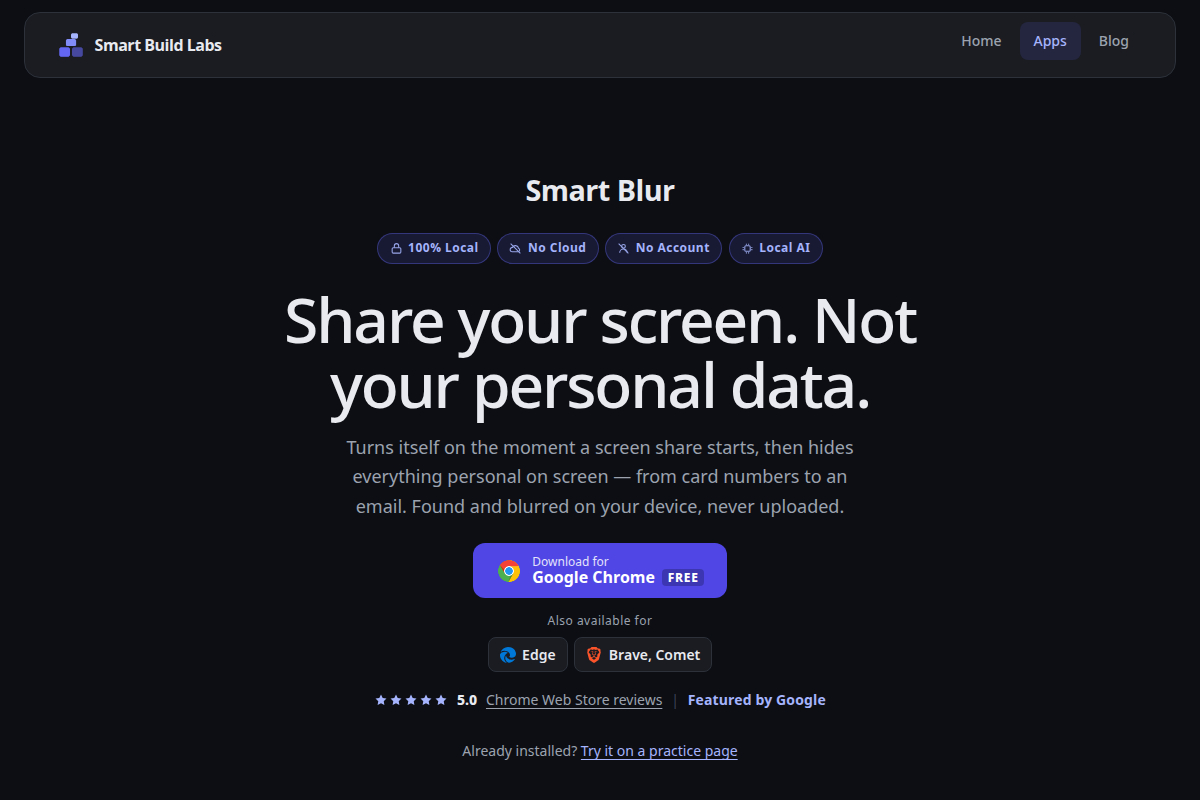 Smart Blur screenshot