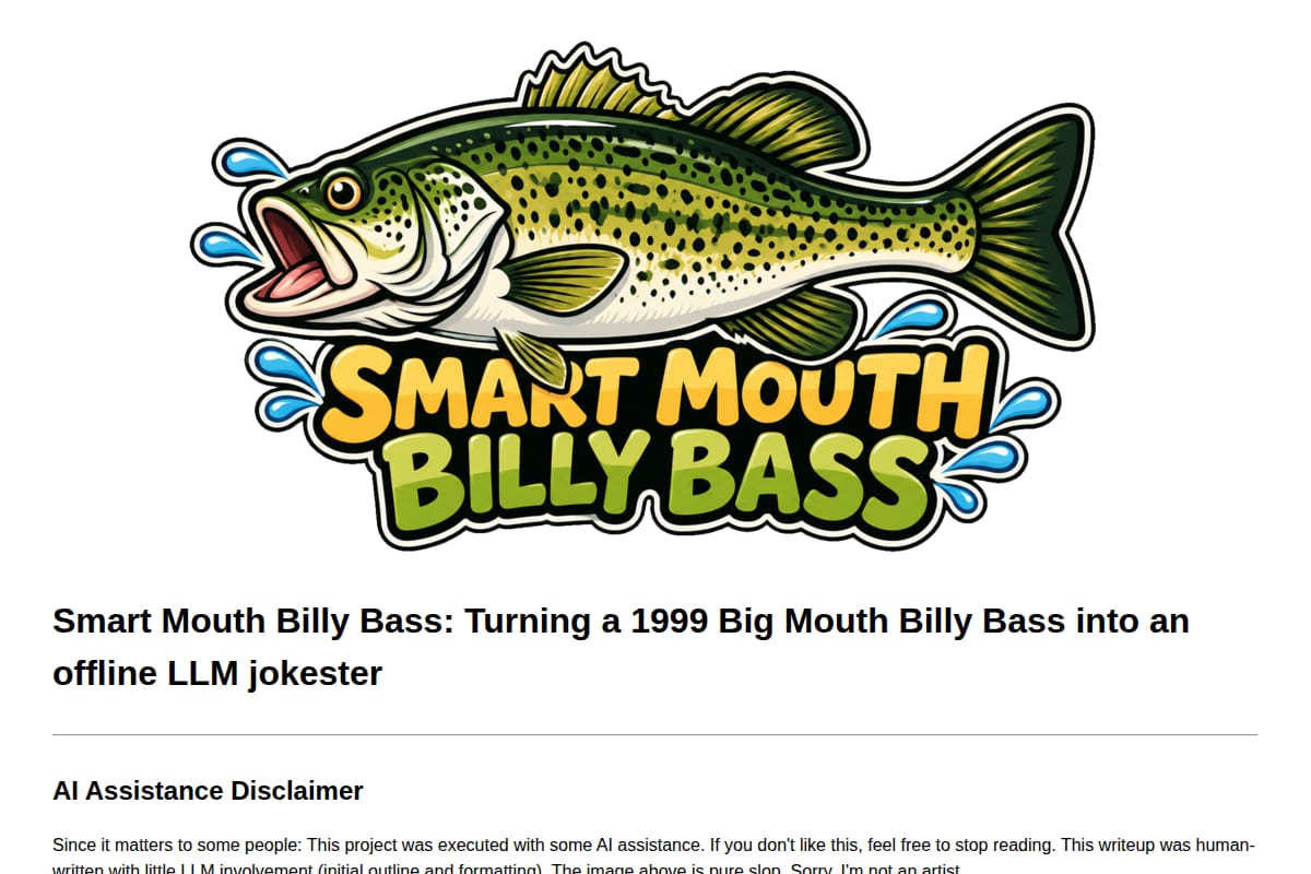 Smart Mouth Billy Bass thumbnail