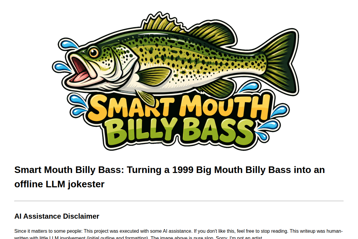 Smart Mouth Billy Bass screenshot
