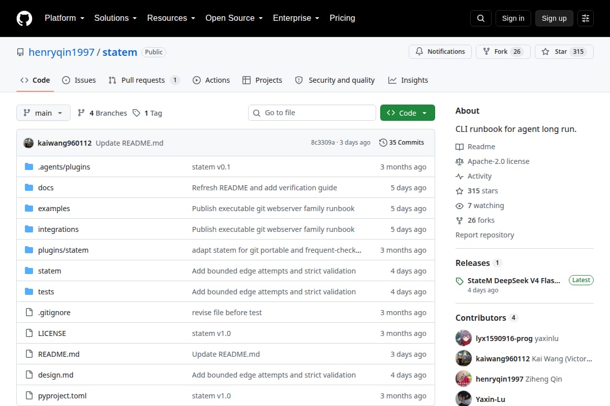 StateM: Stateful control for long-horizon agents thumbnail
