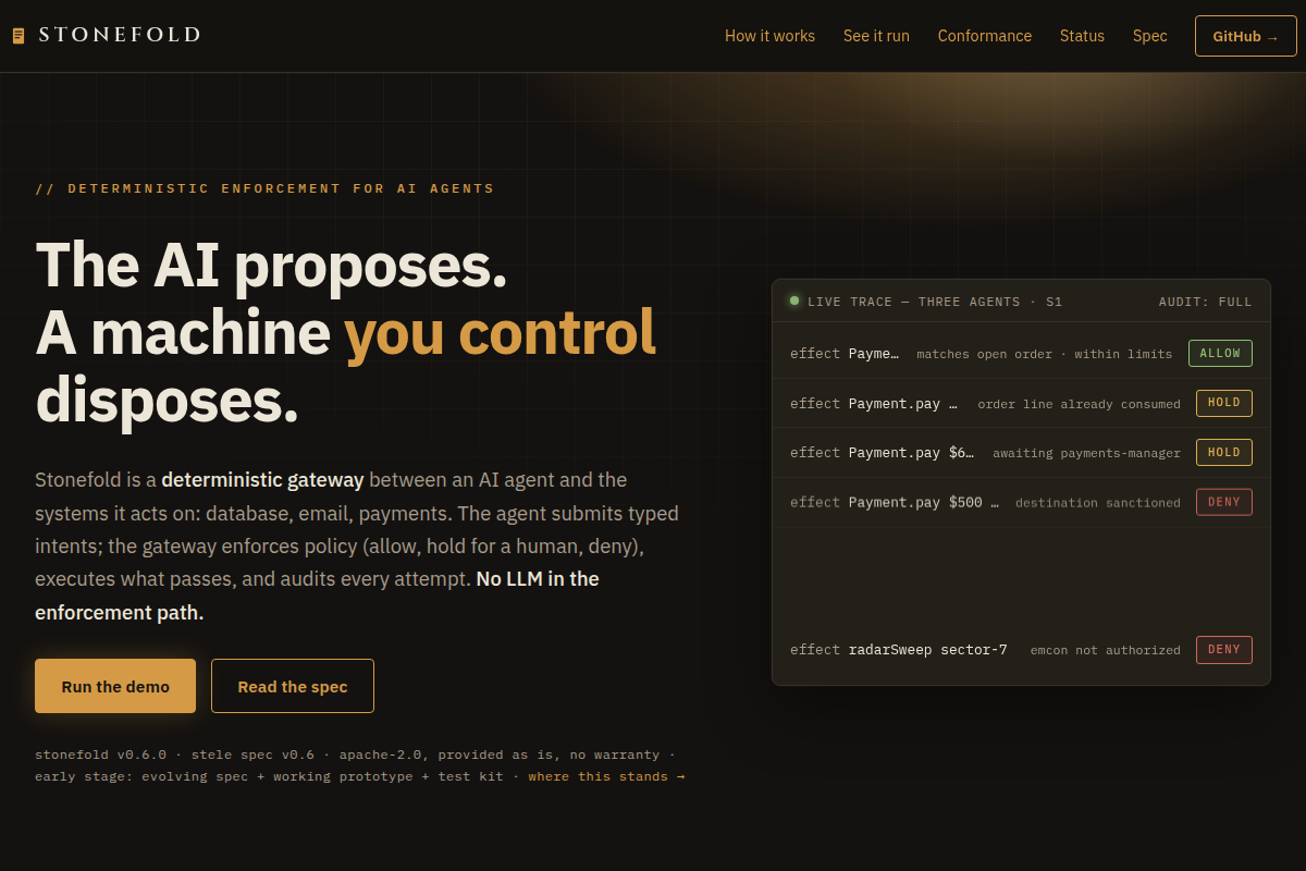 Stonefold screenshot
