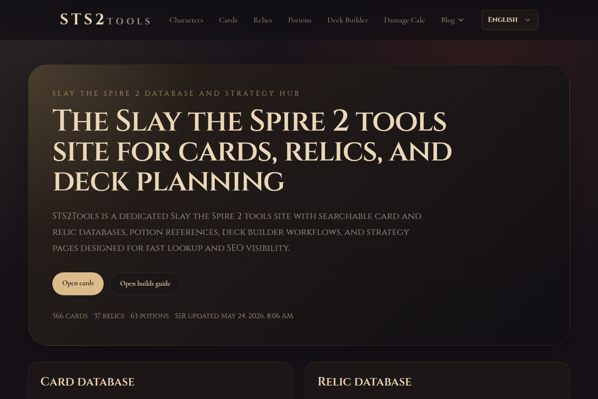 STS2 Tools screenshot