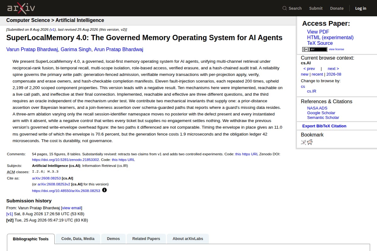 SuperLocalMemory 4.0 thumbnail