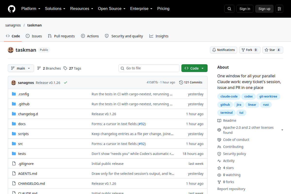 taskman screenshot