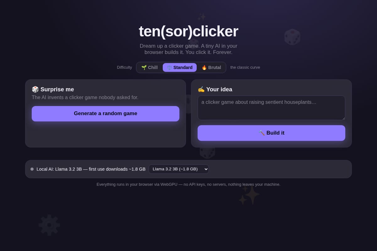ten(sor)clicker screenshot