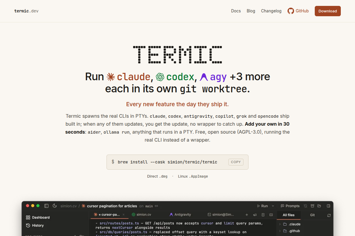 Termic screenshot