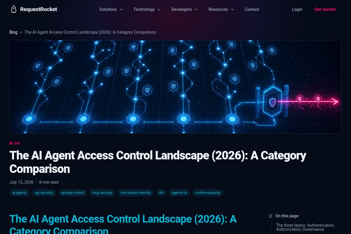 The AI Agent Access Control Landscape (2026): A Category Comparison thumbnail