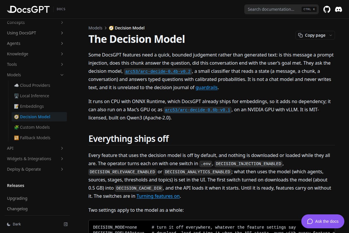 The Decision Model (DocsGPT) thumbnail