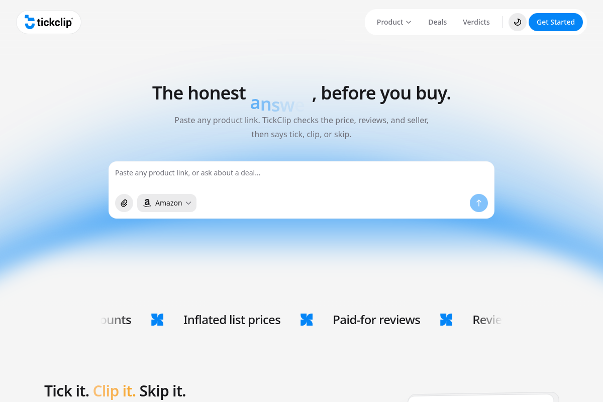 TickClip screenshot