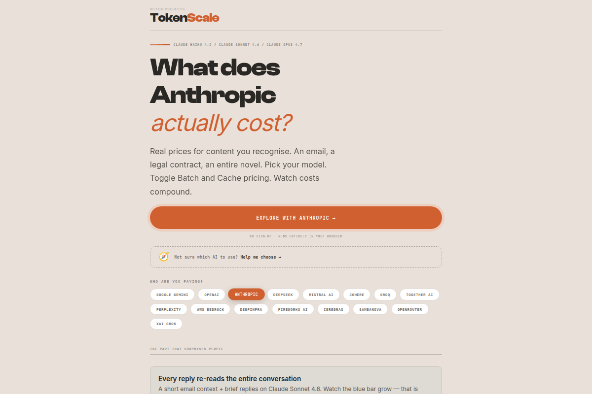 TokenScale screenshot