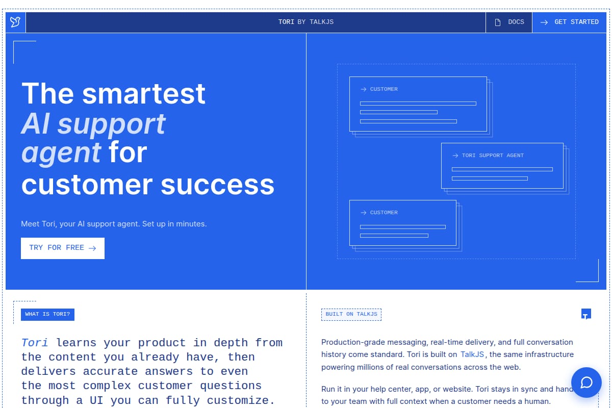 Tori by TalkJS thumbnail